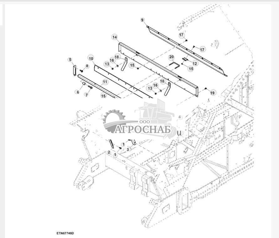Дверца доступа к цилиндру, широкий корпус 